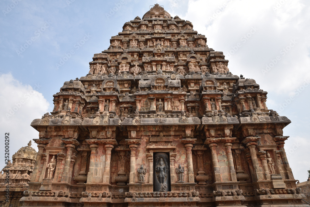 Temple de Darasuram en Inde du Sud Temple de Darasuram en Inde du Sud