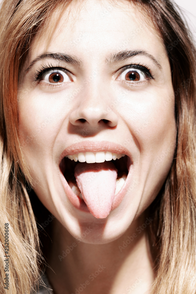 face expression portrait of a beautiful girl face expression portrait of a beautiful girl
