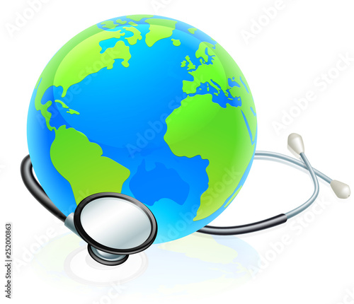 Planet Earth with a doctors...