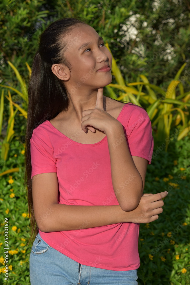 An Asian Female Thinking An Asian Female Thinking