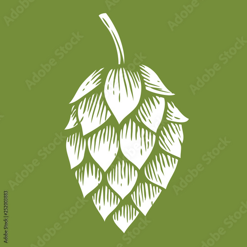 hop icon vector illustration 