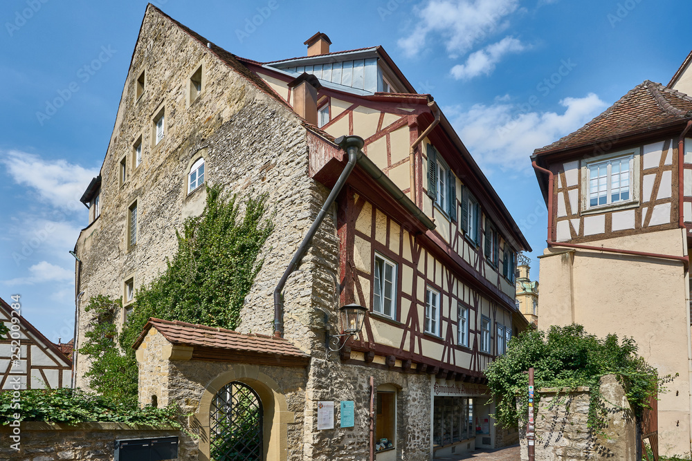 The medieval village of  Schwäbisch Hall, Germany