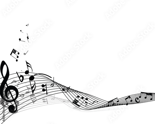 Musical note staff