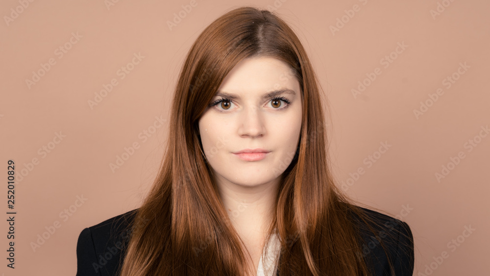 a successful business girl in a office a successful business girl in a office