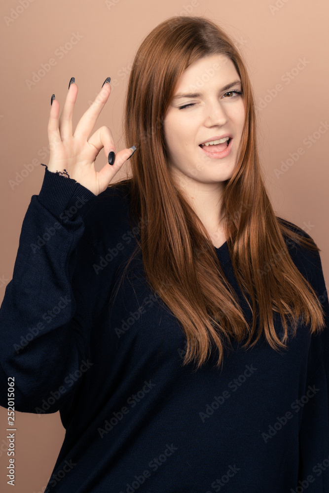 a girl is very positive a girl is very positive