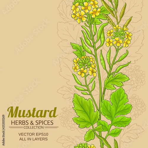 mustard vector background