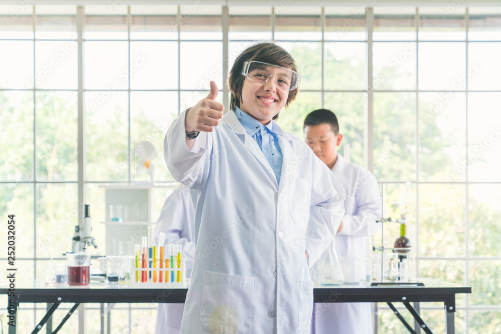 kids with test tubes studying chemistry kids with test tubes studying chemistry