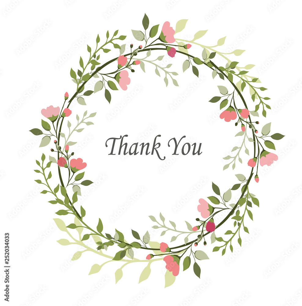 Floral wreath with leaves. Vector. The invitation design. Background for save the dates. Romantic wildflowers.. Floral wreath with leaves. Vector. The invitation design. Background for save the dates. Romantic wildflowers..