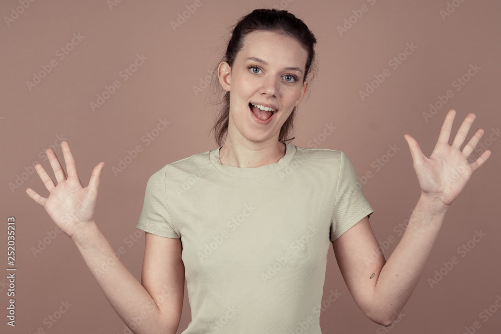 a girl is very positive a girl is very positive