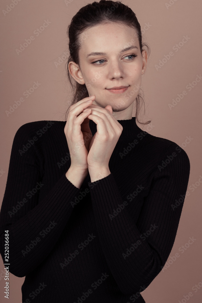 a girl is very positive a girl is very positive
