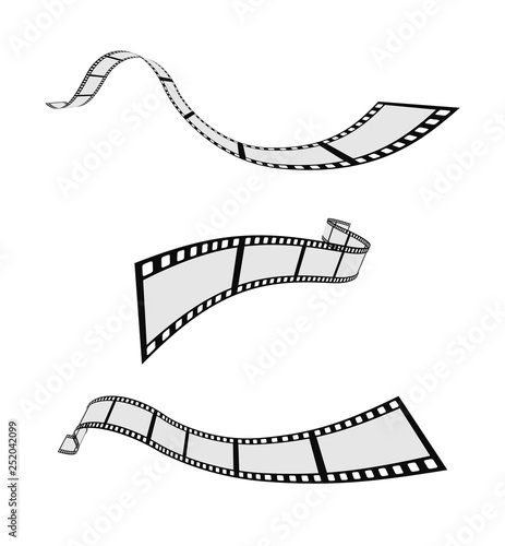 film strip design 3d icon