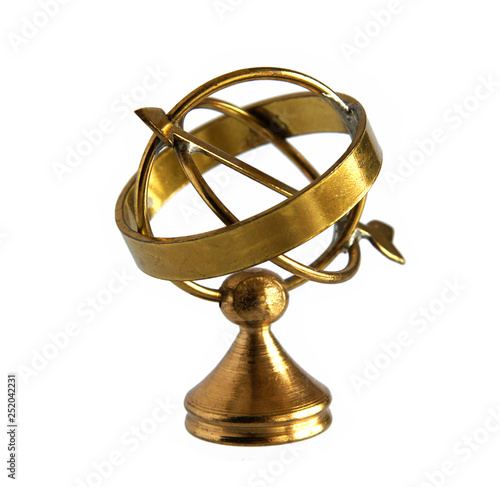 Ancient brass astrolabe