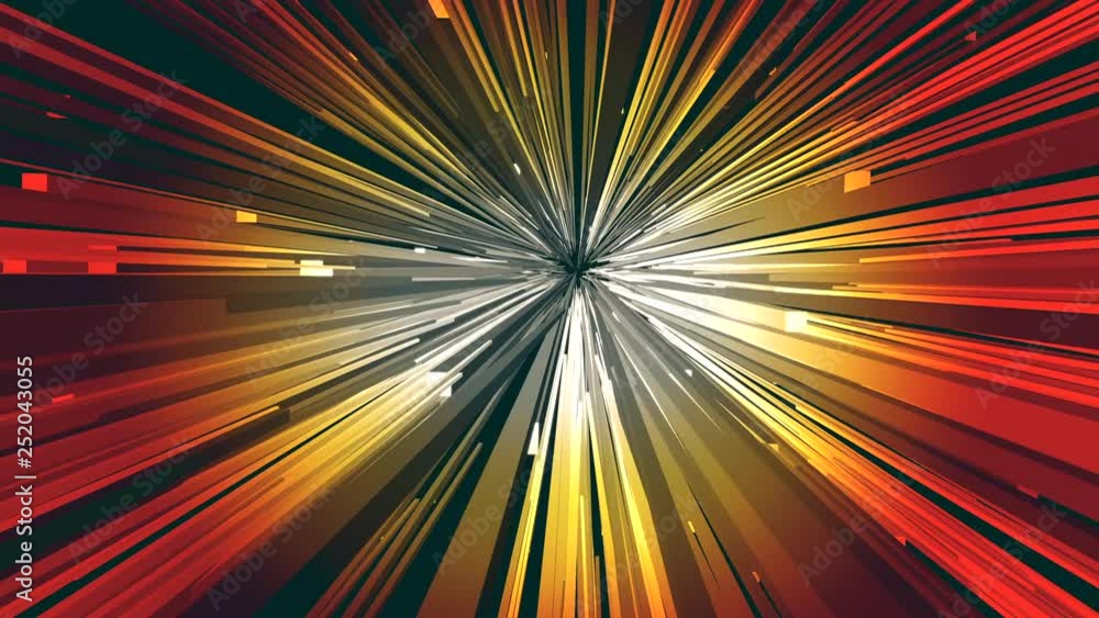 Red block explosion background Red block explosion background