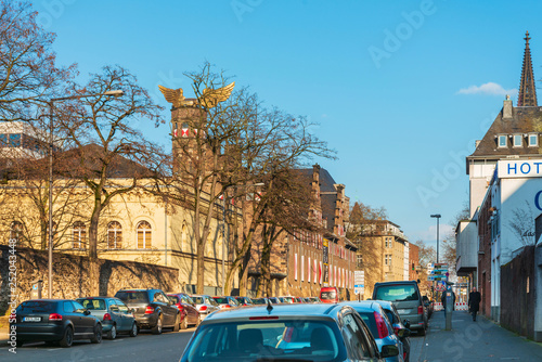 COLOGNE, GERMANY- March 14, 2018 : Street view in Cologne, Germany.