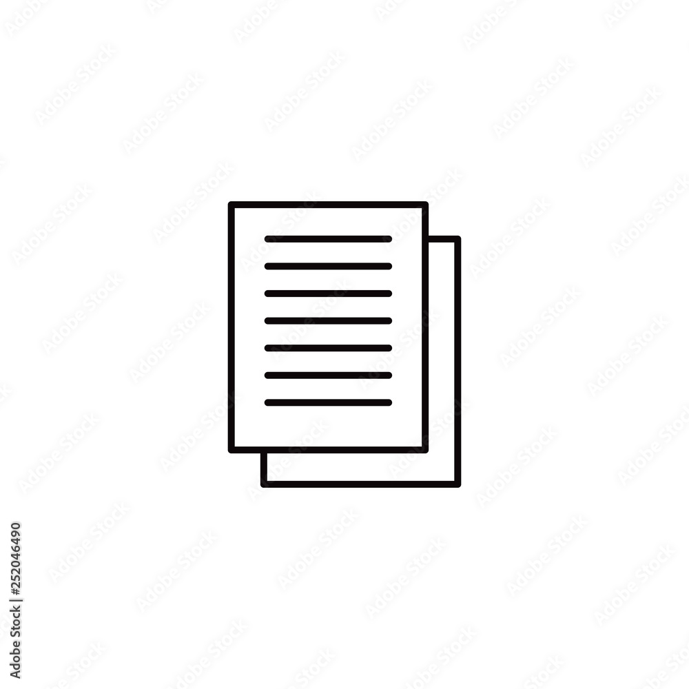 Text document line icon Text document line icon