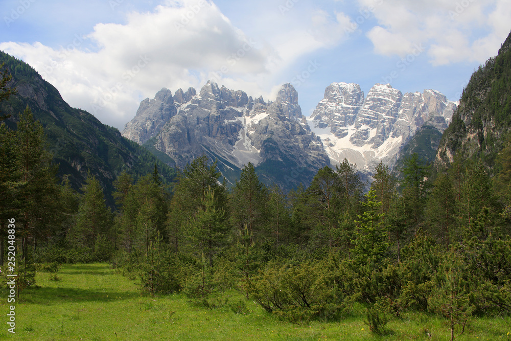 Monte Cristallo, Berggruppe, Belluno, Dolomiten, Italien, Europa