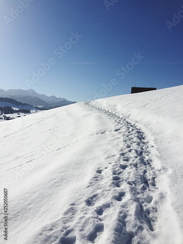 Alpstein, Wanderung im Winter
