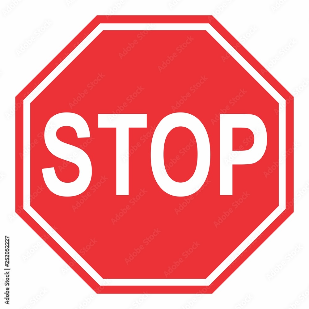 Stop traffic sign Stop traffic sign
