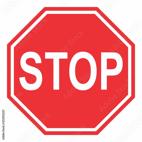 Stop traffic sign