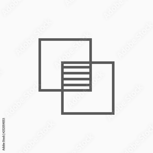 merge icon, combine vector
