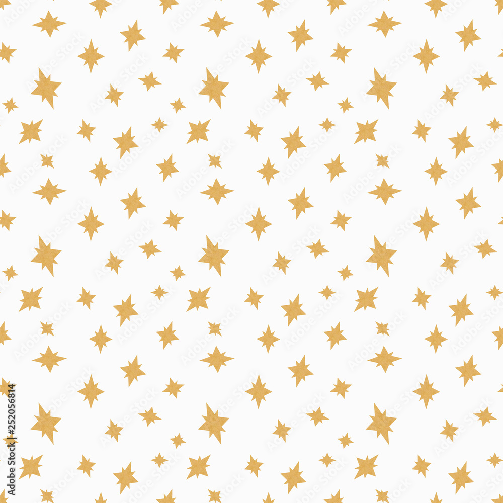 Gold star seamless pattern Gold star seamless pattern