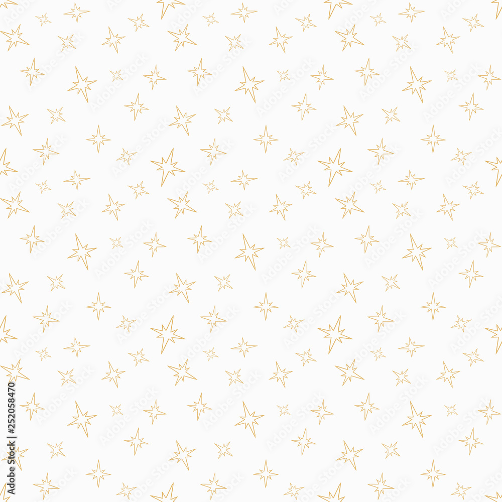 Gold star seamless pattern Gold star seamless pattern