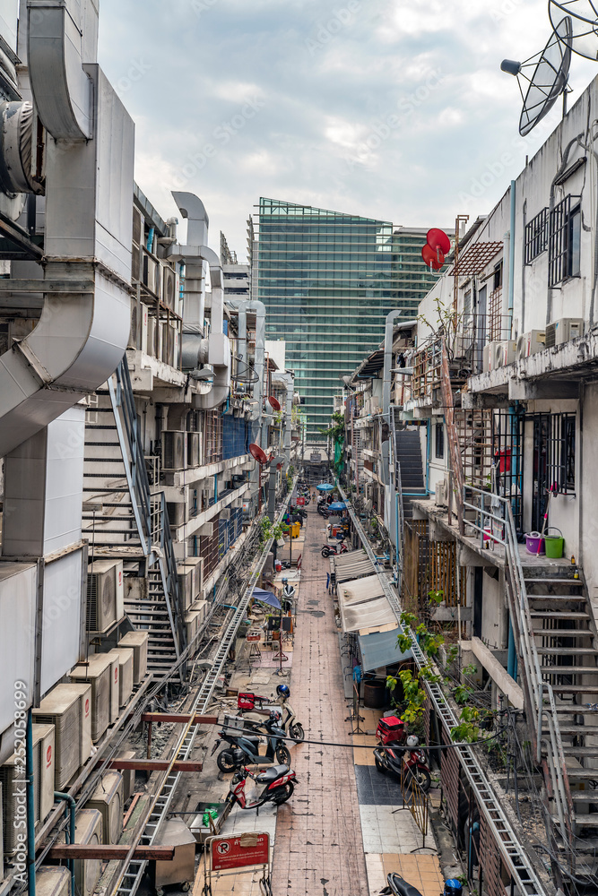 Bangkok enge Strasse Bangkok enge Strasse