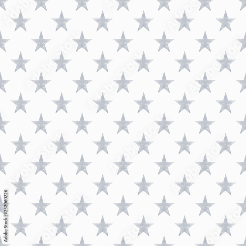 Silver star seamless pattern © Anastasiya