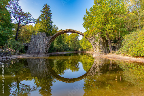 Rackotzbrücke im Kromlaupark