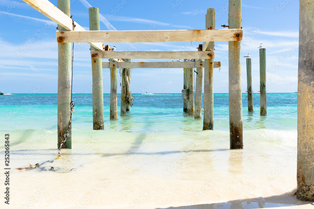 pier on the beach pier on the beach