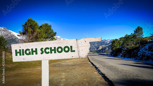 Sign 377 - HIGH SCHOOL