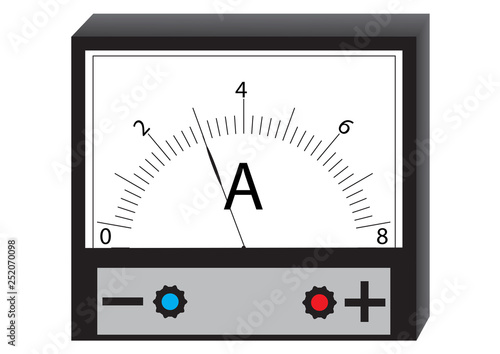 Ammeter - a physical device for measuring the current in the electrical circuit.