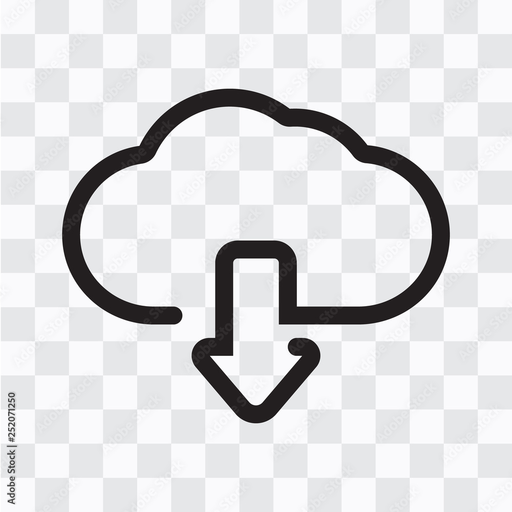 cloud line icon - Vector cloud line icon - Vector