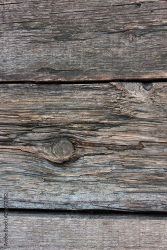 Old, weathered boards. Close-up. Texture for background and design. 