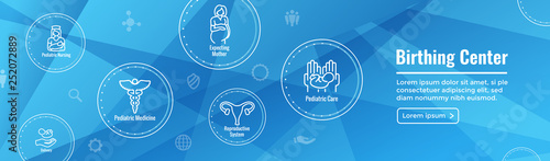 Pediatric Medicine with Baby / Pregnancy Related Icon