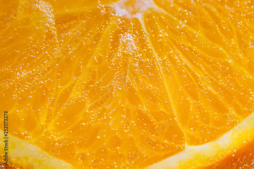 Foto orange fruit close-up macro