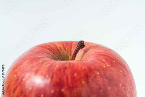 Red apple isolated on white. Apple Clipping Path