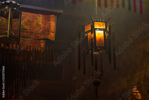 Chinese lantern by night