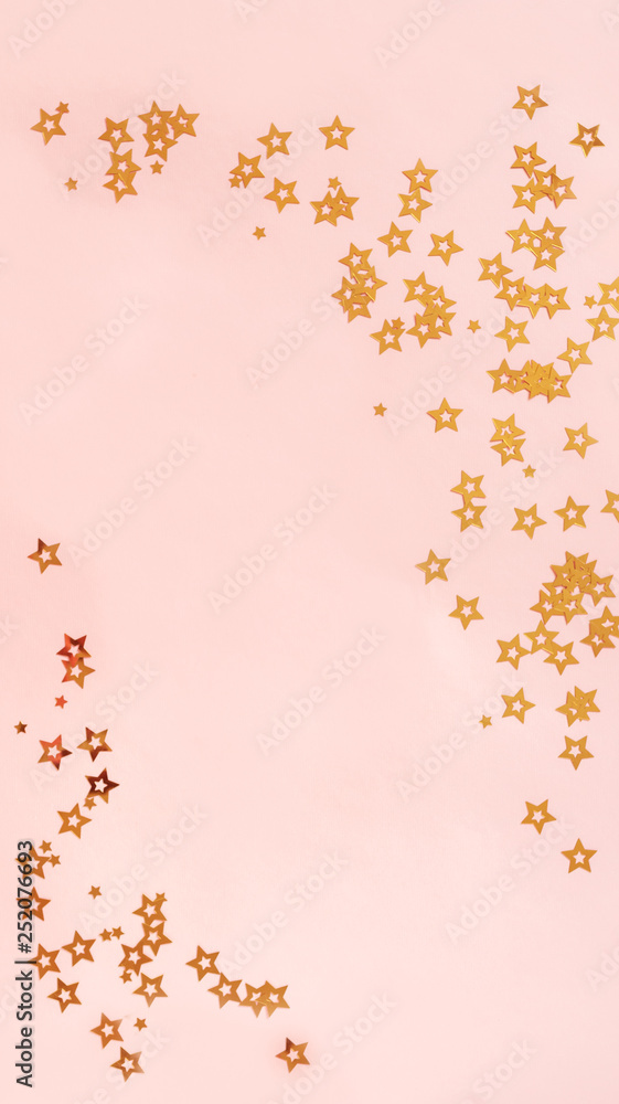 Pink background with stars Pink background with stars