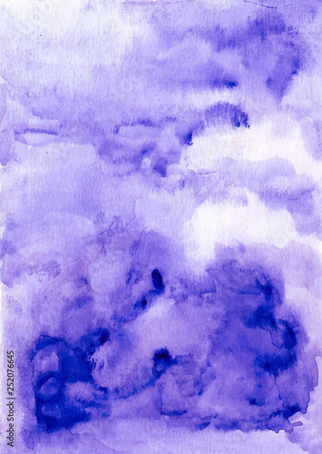  blue watercolor texture abstract background