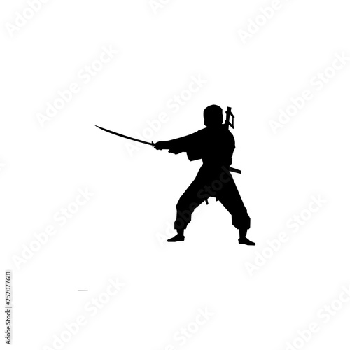 ninja with a sword
