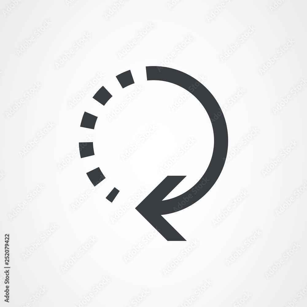 Circular Arrow with Dots, arrow icon Circular Arrow with Dots, arrow icon