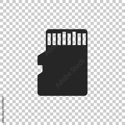 Memory card icon stock vector. Illustration of design - 146390053