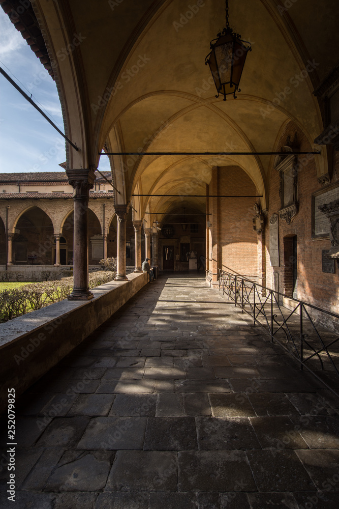 Fototapeta premium Church corridor