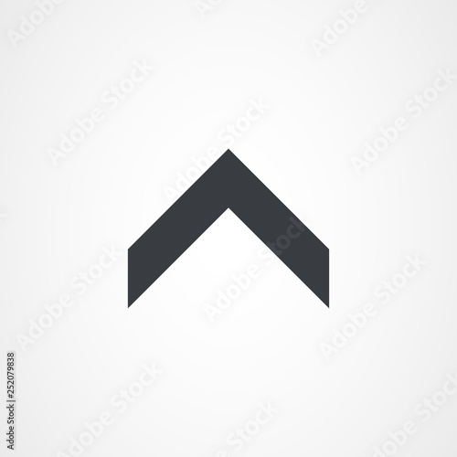 Arrow pointing Up, arrow icon