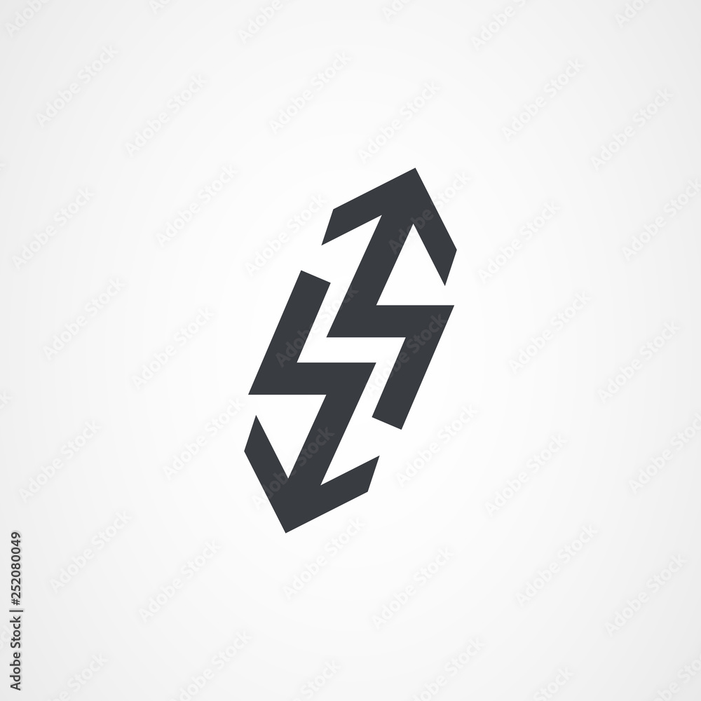 Arrow couple pointing opposite directions, arrow icon Arrow couple pointing opposite directions, arrow icon