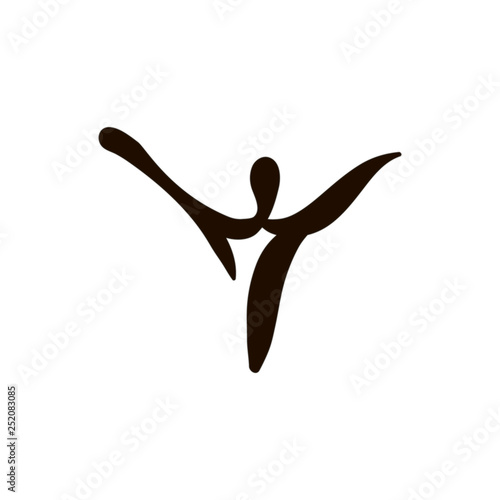 Vector woman vagina Icon illustration on white background
