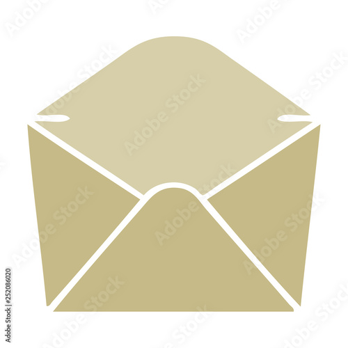 quirky hand drawn cartoon envelope