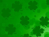 St. Patrick's Day, green background 