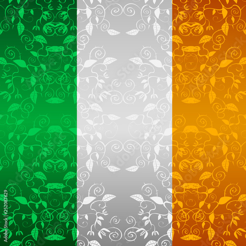 St.Patrick 's Day. Celebration. Magic Ireland flag. Holiday.
